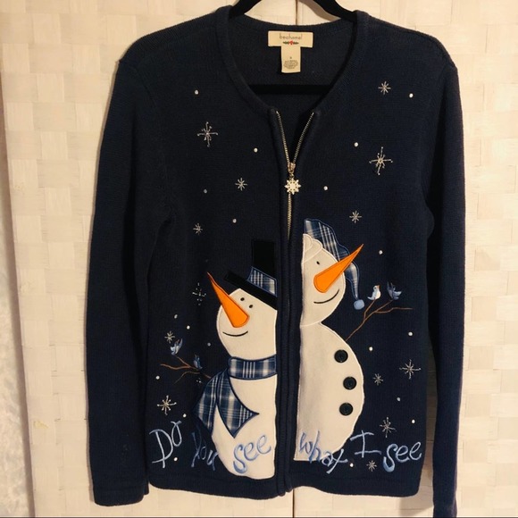 Vintage Bechamel Christmas Sweater sz Sm - Picture 1 of 8